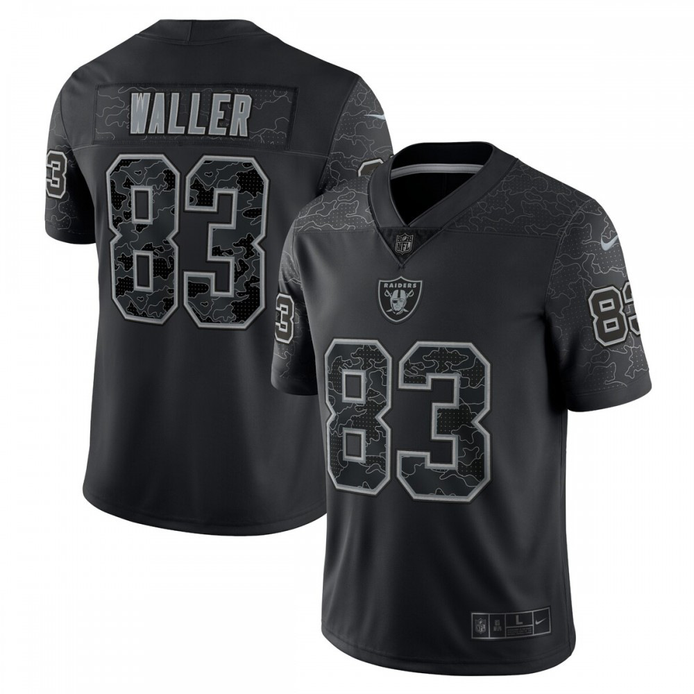 Darren Waller Las Vegas Raiders Nike RFLCTV Limited Jersey - Black-GridironStore